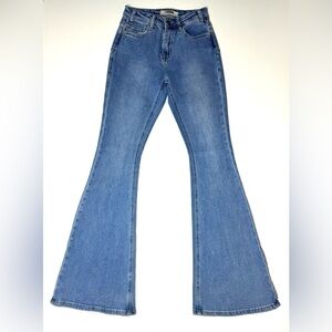 Rock & Roll Denim Women’s High Rise Flare Jeans Size- Waist 27 / Length 34
